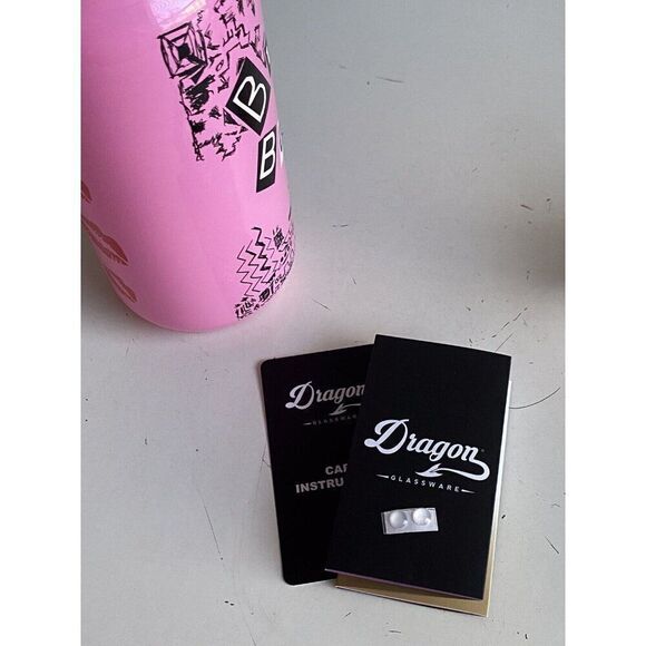 Mean Girls Burn Book Glass Tumbler Pink Drink Christmas With Glass Straw NEW - Picture 8 of 13